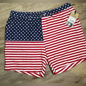 Chubbies Red, White, and Blue Hybrid Shorts